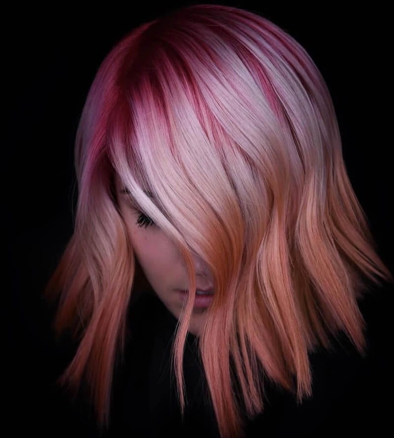 colore capelli rosa