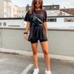 Biker shorts outfit: idee look